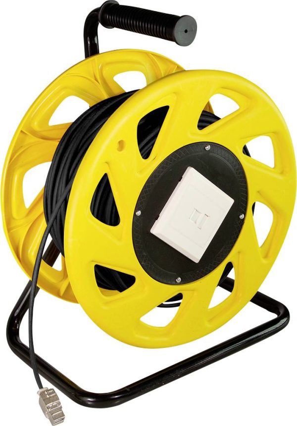 kabel LAN LogiLink CQ4060S, 1 szt., RJ45, CAT 7, S/FTP, 60 m, czarno-żółty