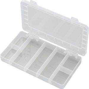 TRU COMPONENTS PP07-01 Skrzynka (D x S x W) 192 x 110 x 24 mm Ilość przegród: 7 stały podział sztuka Opis 1 szt.