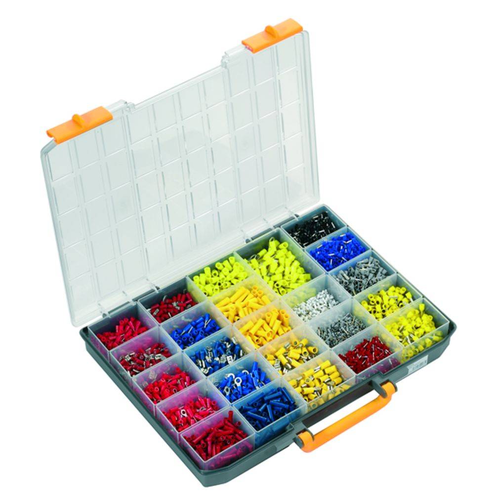 Weidmüller 9202640000 Zestaw złączy zaciskanych 0.50 mm² 6 mm² biały, szary, czerwony, czarny, niebieski, żółty 4500 szt - obrazek 1