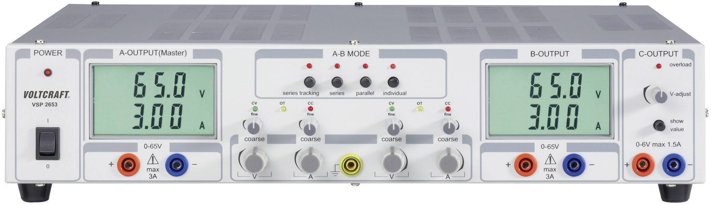 Zasilacz laboratoryjny regulowany VOLTCRAFT VSP 2653 0.1 - 65 V/DC 0 - 3 A 399 W - obrazek 1