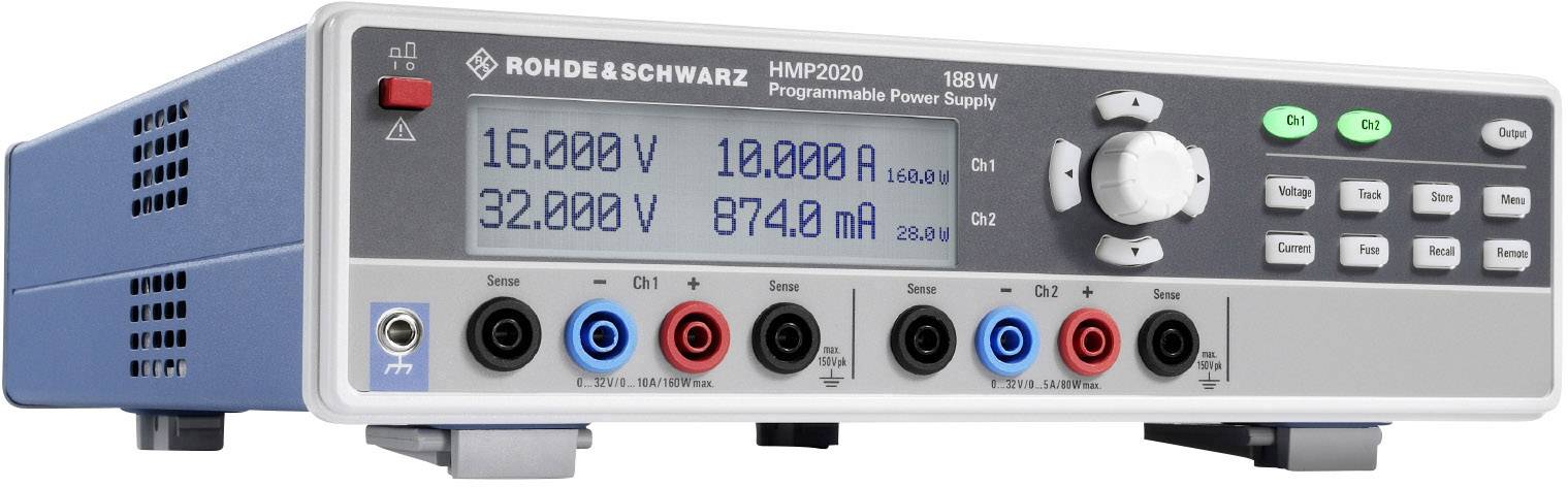 Zasilacz laboratoryjny regulowany Rohde & Schwarz HMP2020 32 V (max.) 10 A (max.) 188 W - obrazek 1