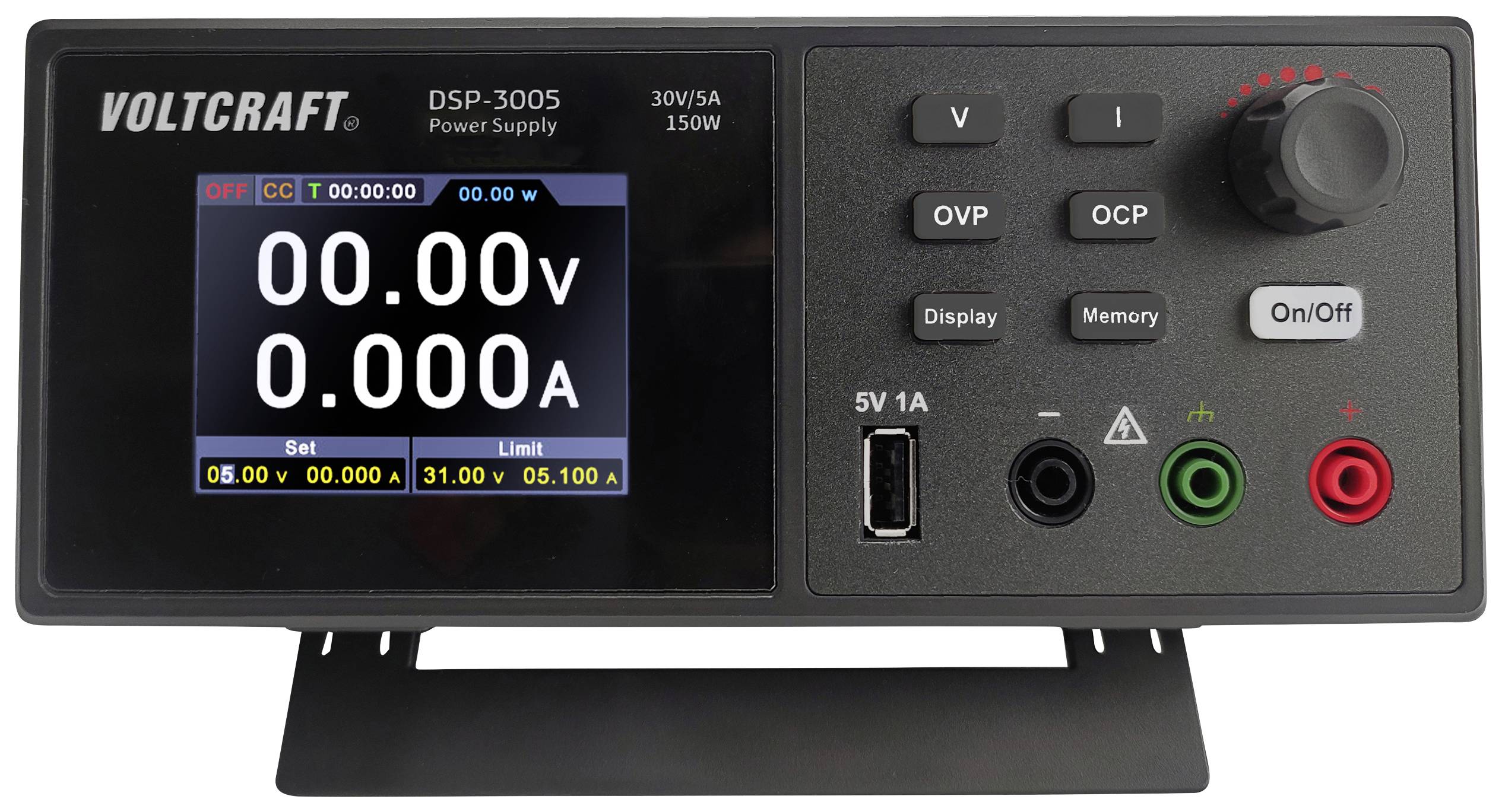 Zasilacz laboratoryjny regulowany VOLTCRAFT DSP-3005 0 - 30 V 0 - 5 A 150 W - obrazek 1