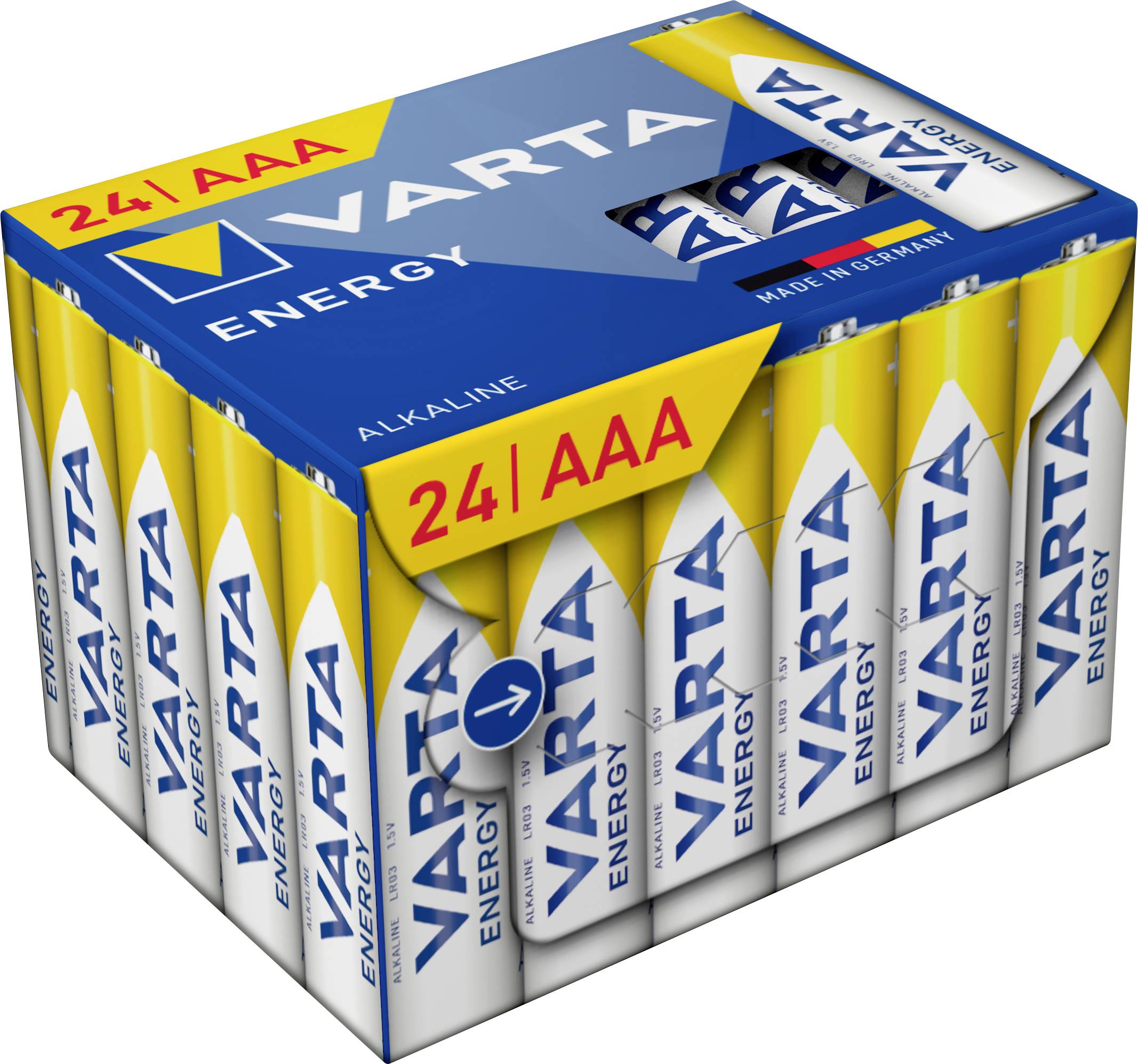 Bateria AAA/R03 Varta VARTA Energy AAA Cube Pack24 1.5 V 24 szt. - obrazek 1