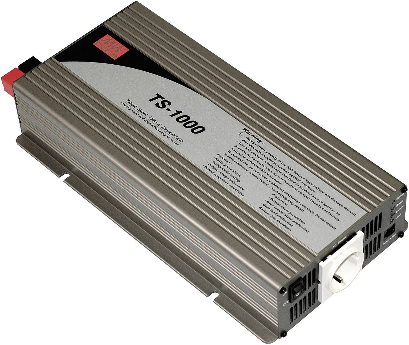Przetwornica samochodowa MEAN WELL TS-1000-212B TS-1000-212B 1000 W - obrazek 1