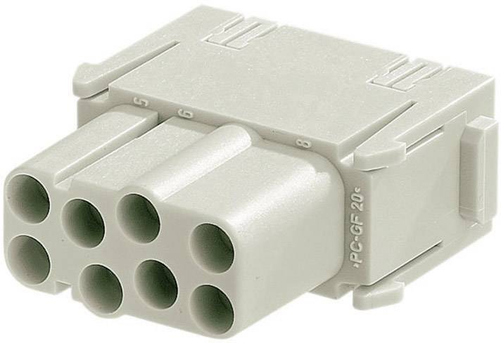 HARTING 09140083101 Wkładka złącza żeńskiego Han® C-Modul 8 + PE zaciskane 1 szt. - obrazek 1