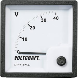 Panelowy wskaźnik analogowy Voltcraft AM-72×72/40V Panelowy wskaźnik analogowy Voltcraft AM-72×72/40V