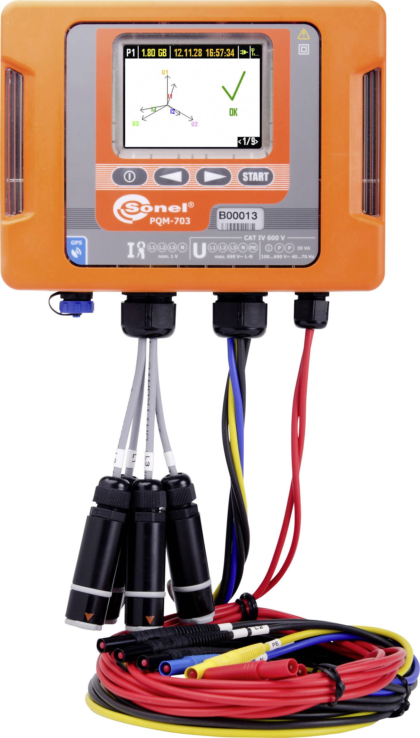 Analizator jakości zasilania Sonel PQM-711 WMDEPQM703 - obrazek 1