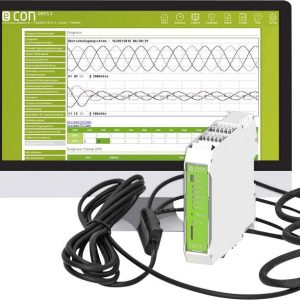 Analizator sieci econ solutions econ sens3PRO – 400A 3-fazowy z funkcją rejestratora