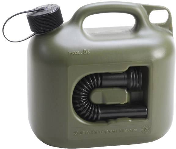 Hünersdorff 800200 hünersdorff 800200, 5 l, Kunststoff, Schwarz, Olive, 265 mm, 147 mm, 247 mm Kanister na paliwo 5 l tw - obrazek 1