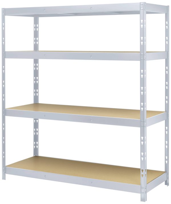 Regał o dużej rozpiętości – moduł podstawowy TOOLCRAFT, TO-8701227, metal (ocynkowany), MDF, Maks. obciążenie: 1.4 t