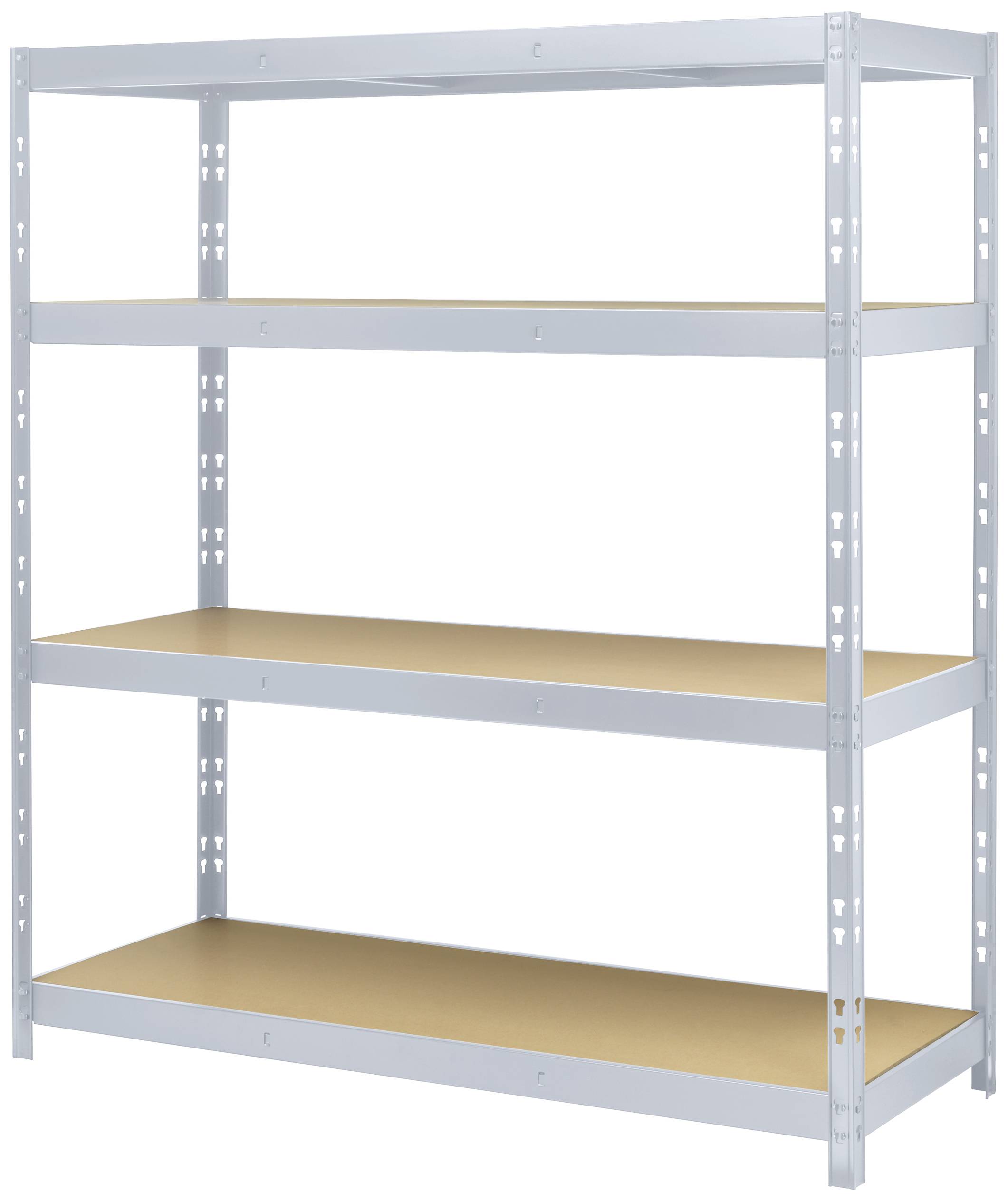Regał o dużej rozpiętości - moduł podstawowy TOOLCRAFT, TO-8701227, metal (ocynkowany), MDF, Maks. obciążenie: 1.4 t - obrazek 1