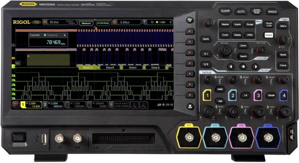 Oscyloskop cyfrowy Rigol MSO5074 70 MHz 8 GSa/s Kalibracja (ISO)