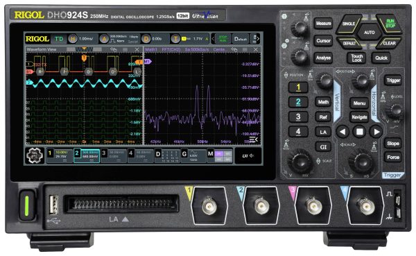 Oscyloskop cyfrowy Rigol DHO924S 250 MHz 1.25 GSa/s