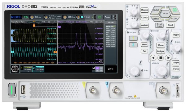 Oscyloskop cyfrowy Rigol DHO802 70 MHz 1.25 GSa/s