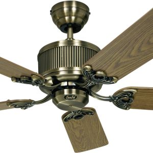 CasaFan Eco Elements Wentylator sufitowy 23 W (Ø x W) 132 cm x 285 mm mosiądz antyczny pilot zdalnego sterowania