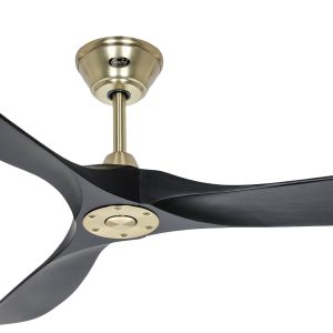 CasaFan ECO GENUINO 152 MG-MS Wentylator sufitowy 16.6 W (Ø x W) 1520 mm x 285 mm mosiądz pilot zdalnego sterowania, try