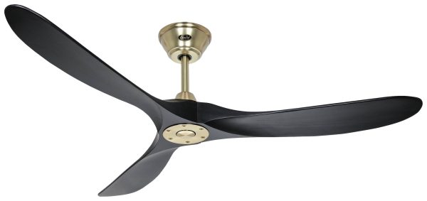 CasaFan ECO GENUINO 152 MG-MS Wentylator sufitowy 16.6 W (Ø x W) 1520 mm x 285 mm mosiądz pilot zdalnego sterowania, try