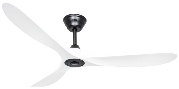 CasaFan ECO GENUINO 152 MS-MW Wentylator sufitowy 16.6 W (Ø x W) 1520 mm x 285 mm czarny (matowy) pilot zdalnego sterowa