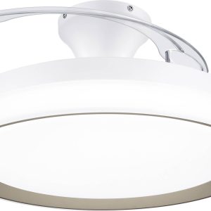 Philips LED Bliss Wentylator sufitowy 28 W, 35 W (Ø x W) 510 mm x 418 mm złoty podświetlenie, timer Philips LED Bliss Wentylator sufitowy 28 W, 35 W (Ø x W) 510 mm x 418 mm złoty podświetlenie, timer