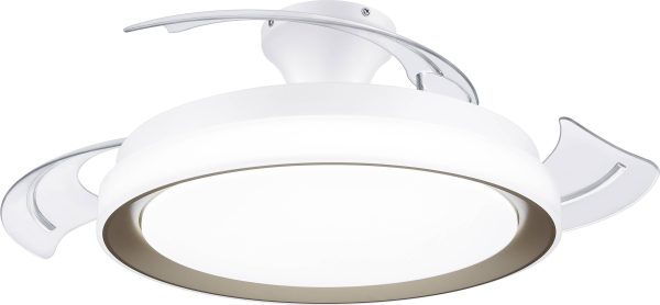 Philips LED Bliss Wentylator sufitowy 28 W, 35 W (Ø x W) 510 mm x 418 mm złoty podświetlenie, timer