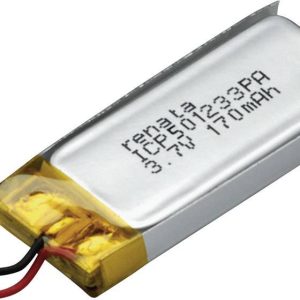 Akumulator specjalny Renata 100689, LiPo, 175 mAh, 3.7 V, 1 szt. Akumulator specjalny Renata 100689, LiPo, 175 mAh, 3.7 V, 1 szt.