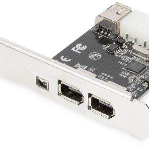 Karta kontrolera FireWire 400 Digitus DS-30201-5 DS-30201-5 3+1 Port PCIe Karta kontrolera FireWire 400 Digitus DS-30201-5 DS-30201-5 3+1 Port PCIe