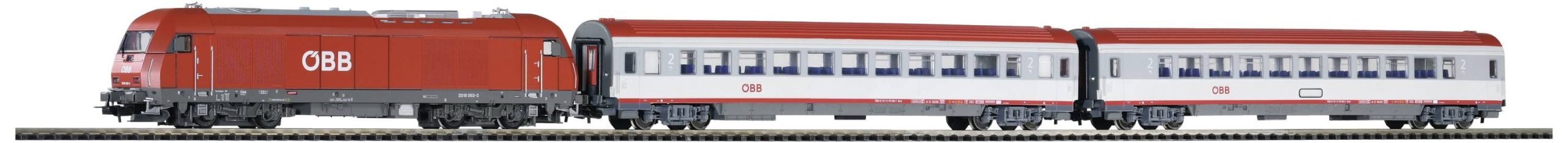 Pociąg osobowy Piko H0 59017 Pociąg pasażerski H0 PSCwlan S-Set Rh 2016 ÖBB - obrazek 1