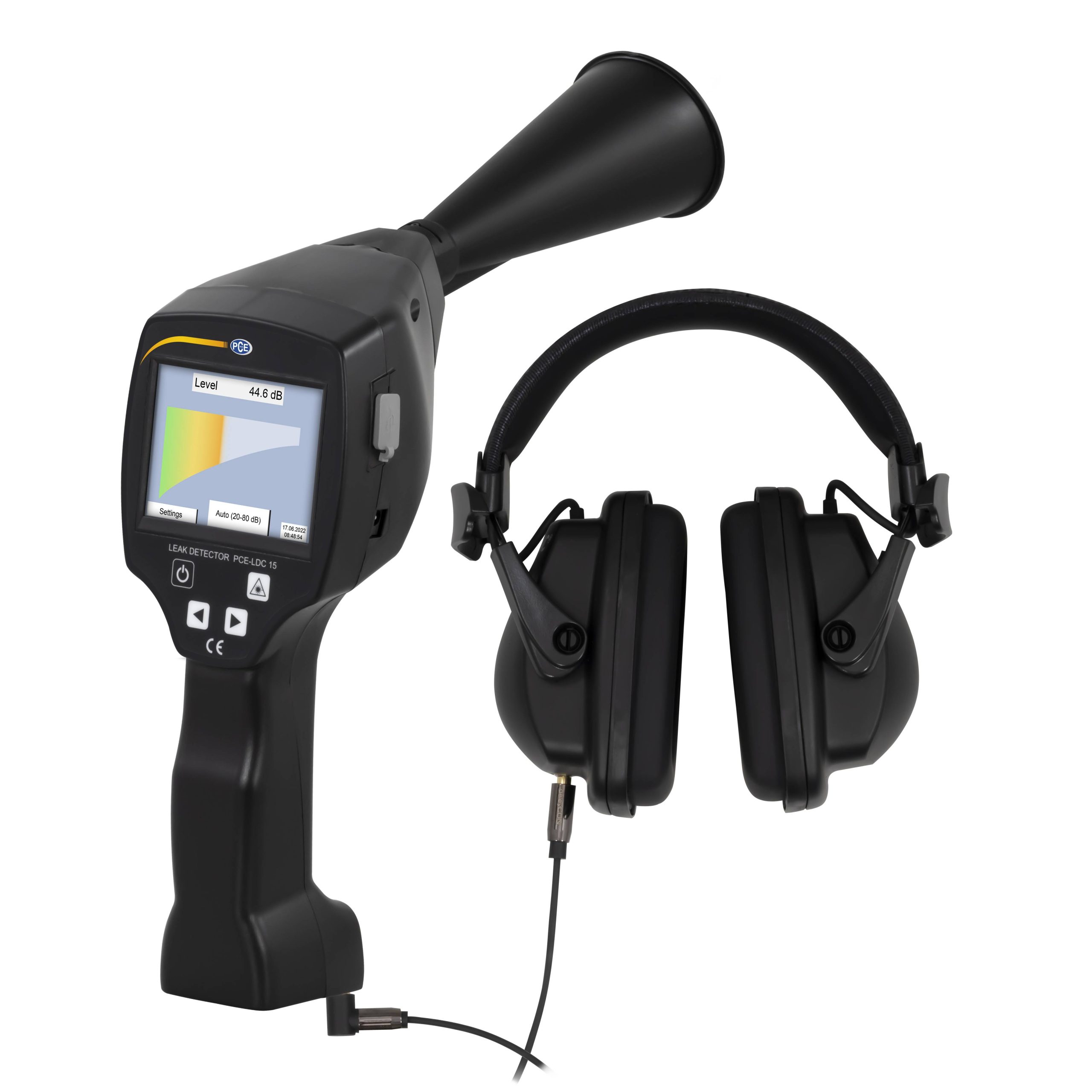 PCE Instruments Miernik czynnika chłodniczego gaz, ciśnienie powietrza interfejs USB - obrazek 1