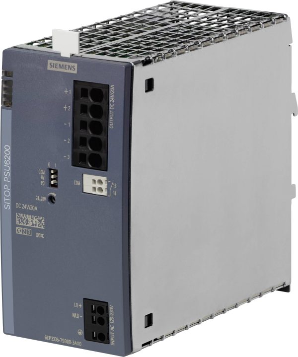 Siemens 6EP33367SB003AX0 Zasilacz/Zasilanie 24 V 20 A 480 W Ilość wyjść:1 x Opis 1 szt.