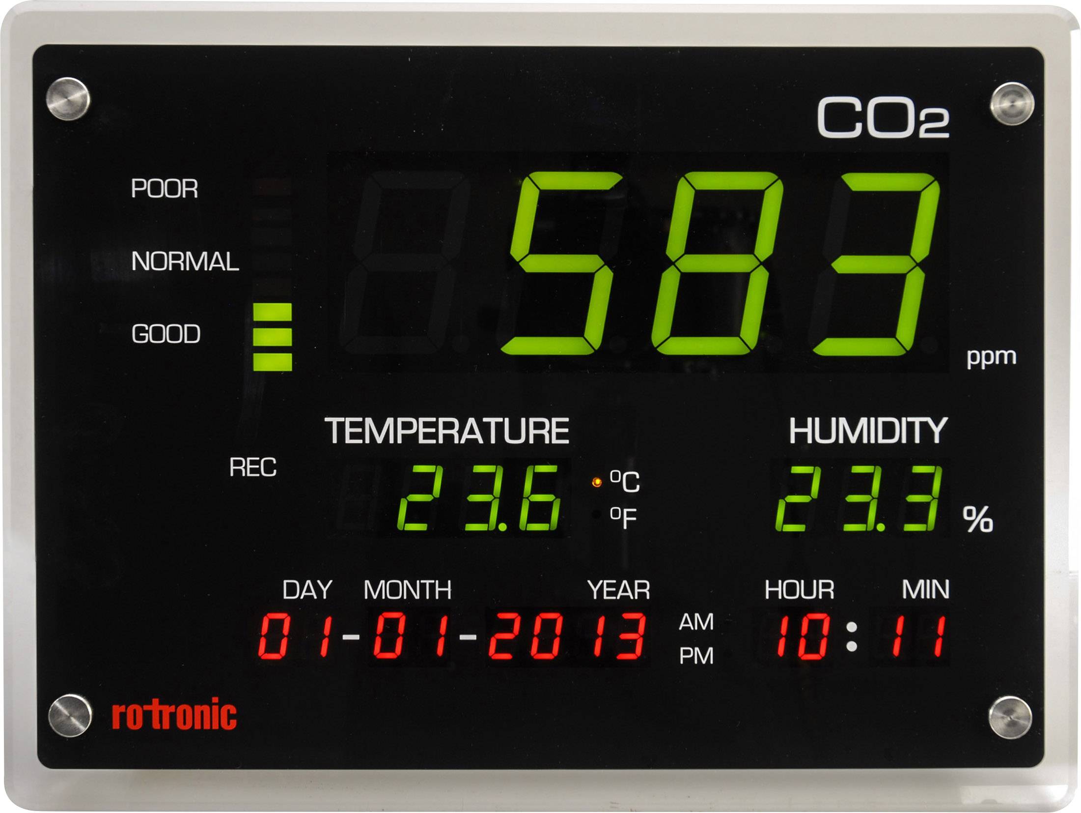 Miernik dwutlenku węgla rotronic CO2-Display 0 - 5000 ppm - obrazek 1