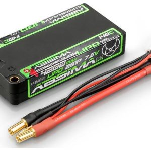 Pakiet akumulatorów (LiPo) 7.6 V 4200 mAh 140 C Absima Hardcase 5 mm, Wtyczka T Pakiet akumulatorów (LiPo) 7.6 V 4200 mAh 140 C Absima Hardcase 5 mm, Wtyczka T