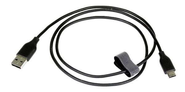 Zebra CBL-TC5X-USBC2A-01 Kabel USB skanera czarny USB-C®