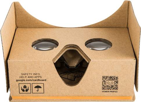 Renkforce Headmount Google 3D VR Okulary VR brązowy Renkforce Headmount Google 3D VR Okulary VR brązowy