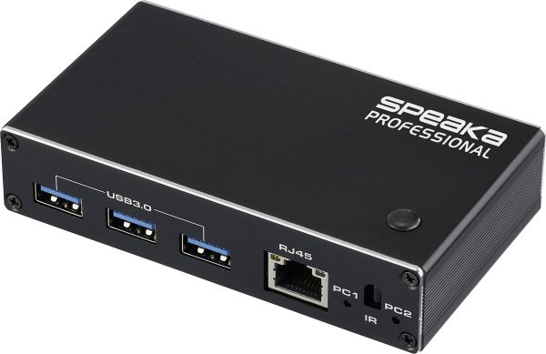 Przełącznik HDMI, HDMI SpeaKa Professional SP-13724440, 3840 x 2160 Pixel, Ilość przełączalnych PC: 2