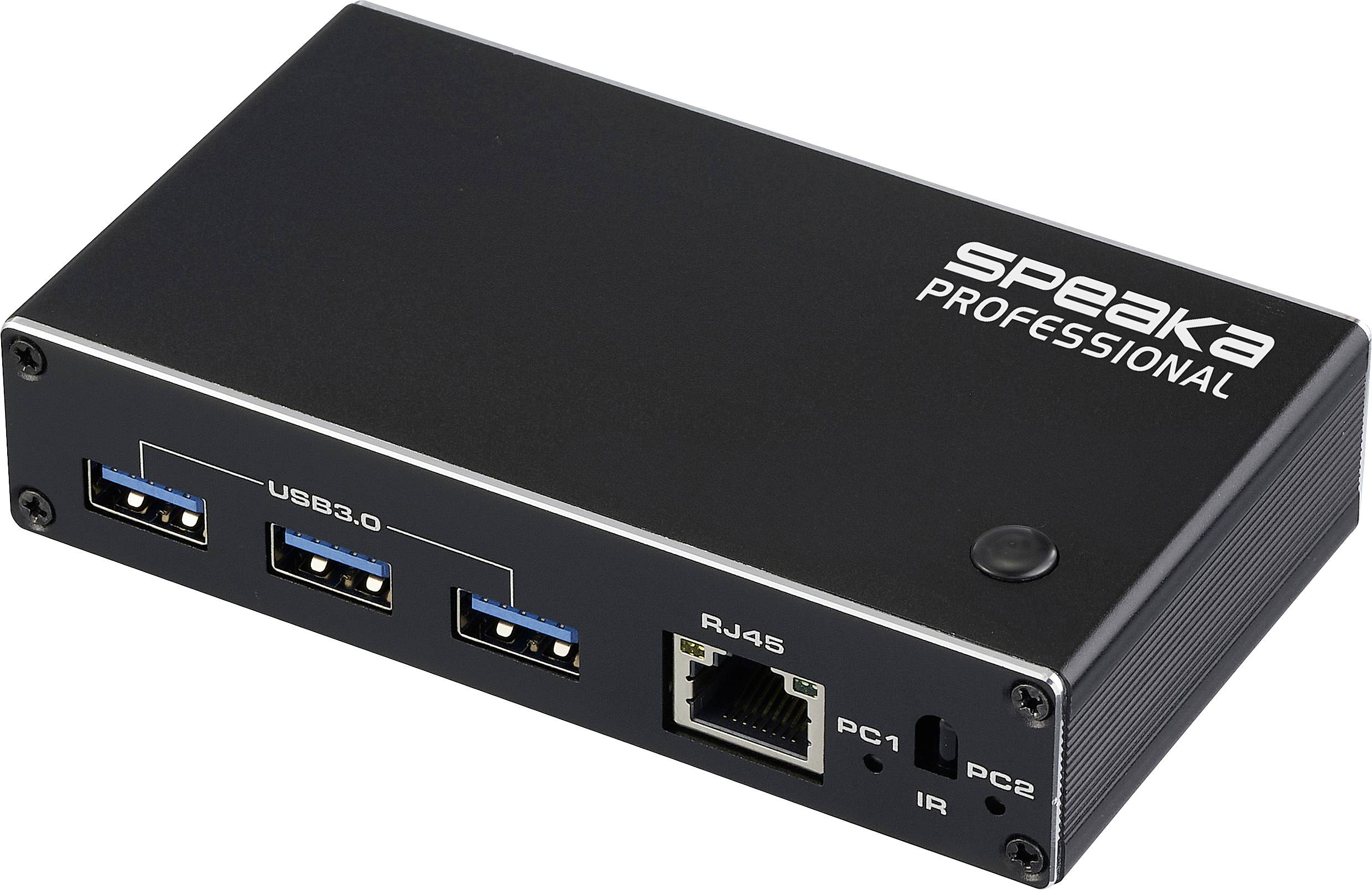 Przełącznik HDMI, HDMI SpeaKa Professional SP-13724440, 3840 x 2160 Pixel, Ilość przełączalnych PC: 2 - obrazek 1