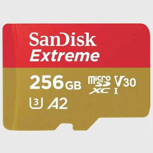 SanDisk Extreme microSDXC 256 GB Class 10, UHS-I, v30 Video Speed Class odporny na wstrząsy, wodoszczelny SanDisk Extreme microSDXC 256 GB Class 10, UHS-I, v30 Video Speed Class odporny na wstrząsy, wodoszczelny