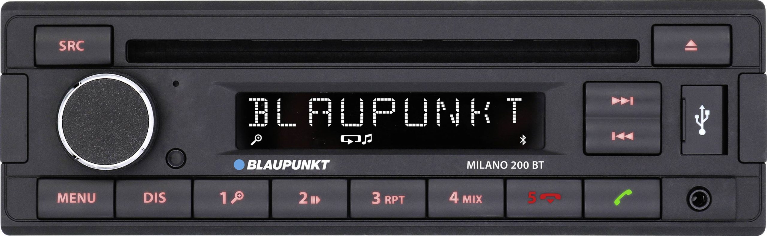 Blaupunkt Milano 200 BT Radio samochodowe Zestaw głośnomówiący Bluetooth® - obrazek 1