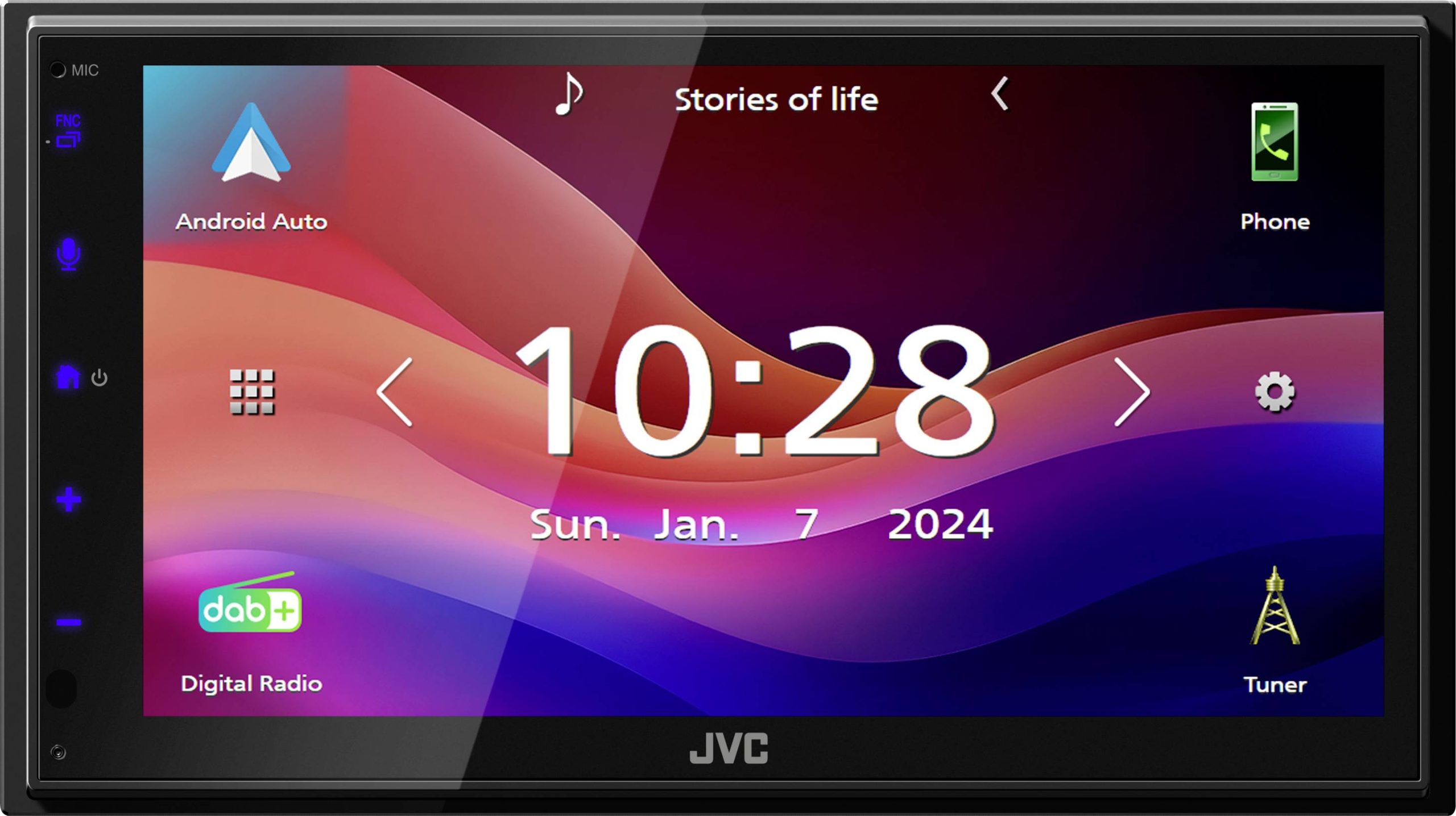 Odtwarzacz multimedialny Double Din JVC, 4 x 50 W - obrazek 1
