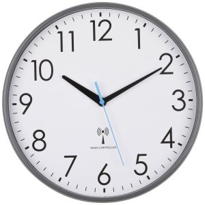 TFA Dostmann 60.3549.10 Sterowany radiowo Zegar ścienny 30 cm x 65 mm szary TFA Dostmann 60.3549.10 Sterowany radiowo Zegar ścienny 30 cm x 65 mm szary