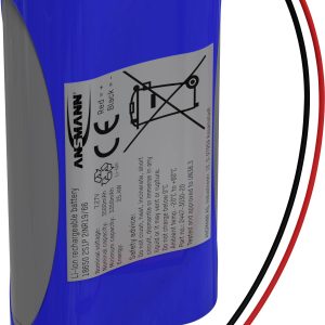 Pakiet akumulatorów 18650, Li-Ion Ansmann 2S1P, Ilość ogniw: 2, 7.2 V, 3500 mAh, Przewód Pakiet akumulatorów 18650, Li-Ion Ansmann 2S1P, Ilość ogniw: 2, 7.2 V, 3500 mAh, Przewód