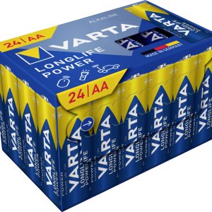 Baterie AA Varta VARTA Longlife Power AA Cube Pack24 4906121134, 1.5 V, alkaliczno-manganowe, 24 szt. Baterie AA Varta VARTA Longlife Power AA Cube Pack24 4906121134, 1.5 V, alkaliczno-manganowe, 24 szt.