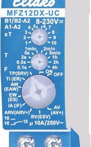 Eltako 23001005 Przekaźnik czasowy MFZ12DX-UC, 0.1 s – 40 h, 230 V/AC, 10 A, 1 szt. Eltako 23001005 Przekaźnik czasowy MFZ12DX-UC, 0.1 s – 40 h, 230 V/AC, 10 A, 1 szt.