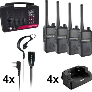 Albrecht Tectalk Worker 3 29826 Radiotelefon PMR Zestaw 4-elementowy Albrecht Tectalk Worker 3 29826 Radiotelefon PMR Zestaw 4-elementowy