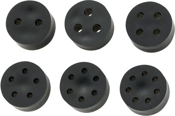 TRU COMPONENTS TC-10820764 TC-MH14-4A203 Wkład uszczelniający PG11 4 x 1.3 – 2.3 mm guma czarny 50 szt.