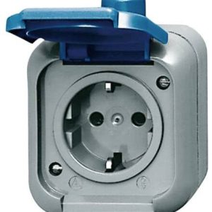 ABB 2CKA002083A0368 Gniazdo wtykowe ze stykiem ochronnym IP44 niebieski, gentian blue (ral 5010)