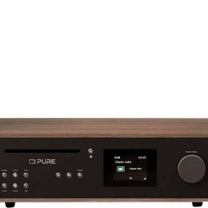 Miniwieża Pure Classic Stereo Coffee Black/Walnut EU/UK czarny, orzech włoski Miniwieża Pure Classic Stereo Coffee Black/Walnut EU/UK czarny, orzech włoski