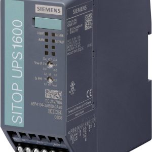 Zasilacz UPS na szynę DIN Siemens SITOP UPS1600, 24 V/DC, 22 V/DC – 29 V/DC, 10 A Zasilacz UPS na szynę DIN Siemens SITOP UPS1600, 24 V/DC, 22 V/DC – 29 V/DC, 10 A
