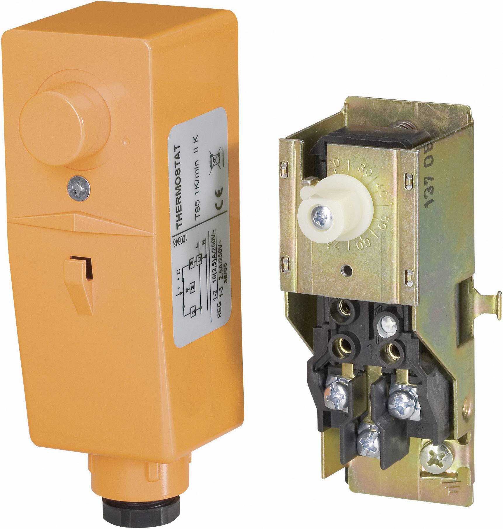 Termostat narurowy BRC z wewnętrzną regulacją, zakres regulacji 20 do 90 °C - obrazek 1