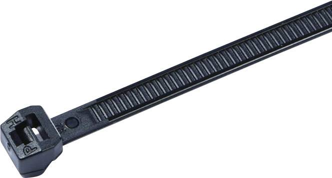 Opaska kablowa (L x W) 100 x 2,5 mm T18ROS-HS-BK-C1 Kolor producenta: czarny HellermannTyton 118-04700 100 szt. - obrazek 1