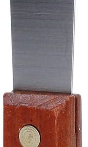 KS Tools 907.2261 Szpatułka ze stali nierdzewnej, 25 mm, z drewnianą rączką